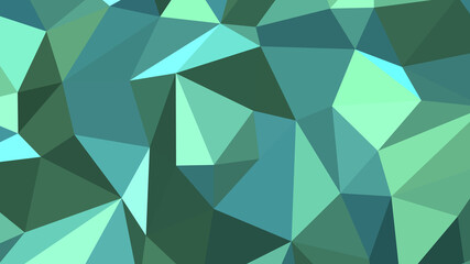 Aquamarine abstract background. Geometric vector illustration. Colorful 3D wallpaper.