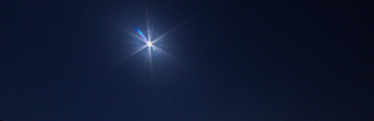 Image of a clear and cloudless sky can be used as background