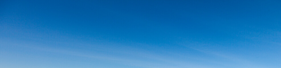 Image of a clear and cloudless sky can be used as background