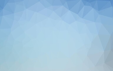 Fototapeta premium Light BLUE vector polygon abstract layout.