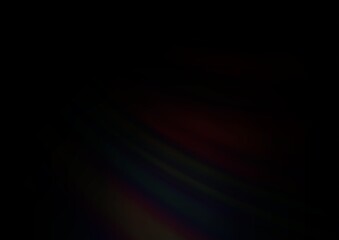 Dark Black vector blurred shine abstract pattern.