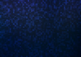 Dark BLUE vector pattern in square style.