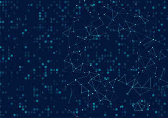 Fototapeta premium Big genomic data visualization
