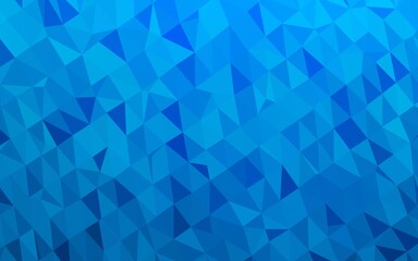 Light BLUE vector polygonal background.