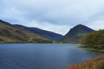 Lake Buttermere in October, the Lake District 
