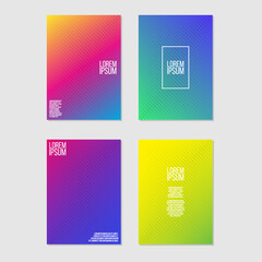 Vector Set of Modern Abstract Cover Designs