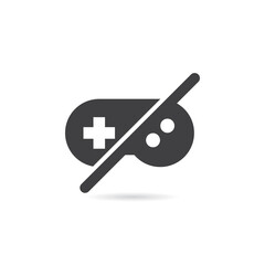 Vector Isolated No Video Game Icon