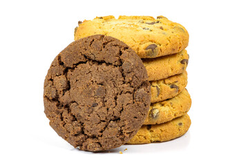Different chocolate chips cookies