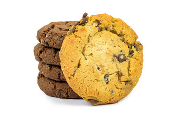 Different chocolate chips cookies