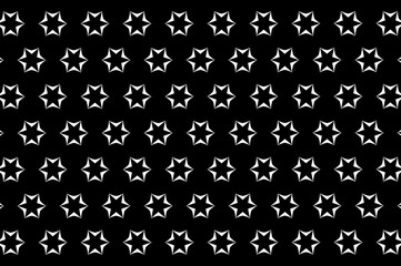 Ornament with elements of black and white colors.