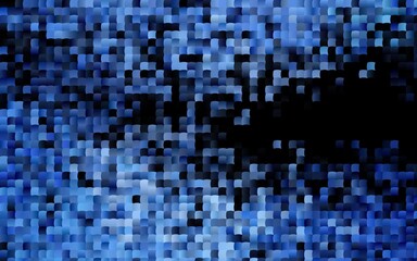 Dark BLUE vector texture in rectangular style.