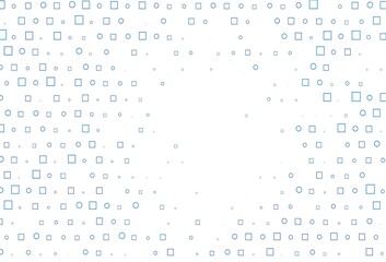 Light BLUE vector backdrop with dots, spots, cubes.
