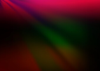 Dark Multicolor, Rainbow vector blurred background.