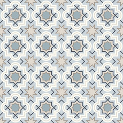 Arabic geometry, Tangled Moroccan Pattern, seamless vector background.