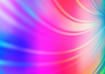 Obraz premium Light Multicolor, Rainbow vector blurred bright template.