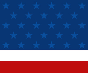 Beautiful stars and stripes american flag vector background.