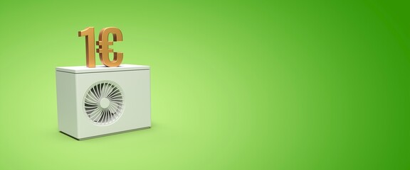 pompe à chaleur à 1€ subventionnée par l'état