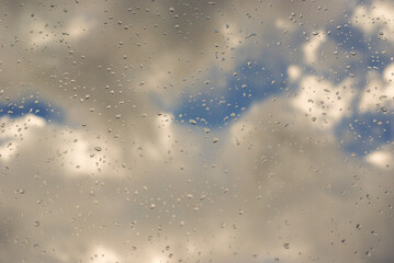 rain drops on window