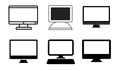 Set of computer icons for design project such as Logo Design, Symbol, Design Element. Etc.