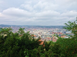 Fototapeta na wymiar Stuttgart view in the city