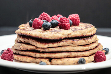 vegan lentil pancakes breakfast