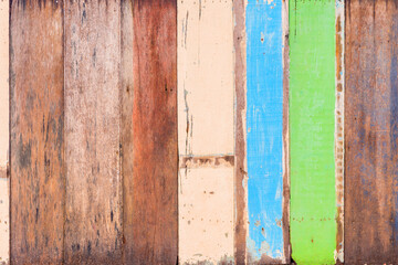 Abstract grunge old color wood texture background and Mix color wood background