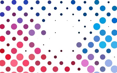 Light Blue, Red vector layout with circle shapes.