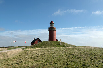 Bovbjerg Leuchtturm. Jütland, Dänemark
