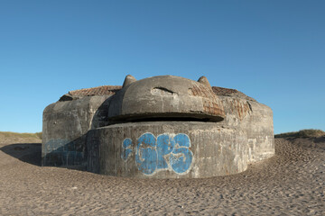 Bunker, Atlantikwall, Jütland, Dänemark