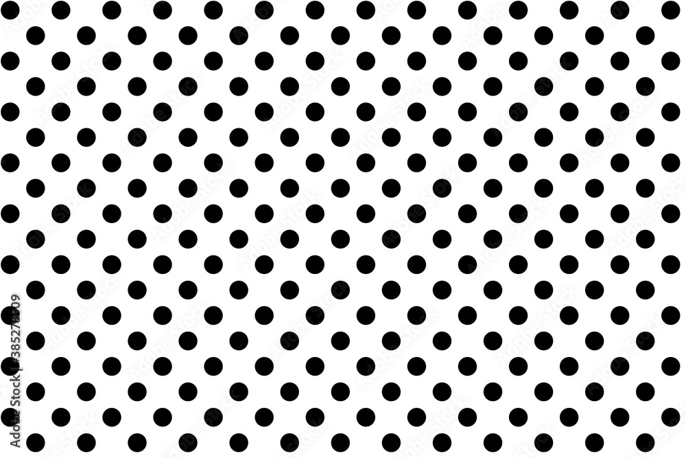 Aufkleber Dots, dotted circles background pattern and texture. Polka dots, speckles, spotted editable vector illustration