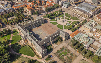 Fototapeta premium Palace square in Stuttgart