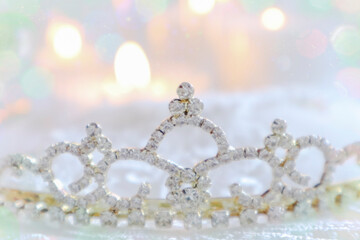 ティアラとキャンドルライト