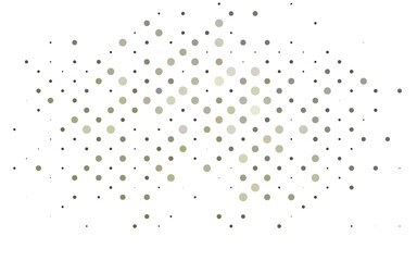 Light Black vector cover with spots.