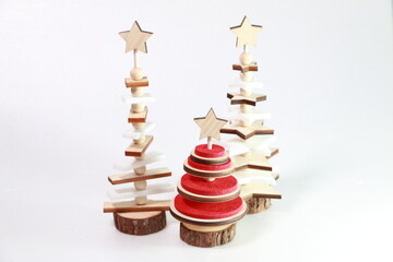 Christmas wood small tree thingy