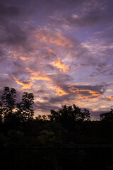 Sunrise in the mountains