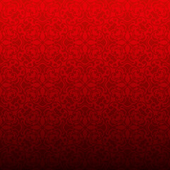 Red abstract geometric pattern textured background. Vector illustration