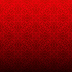 Red abstract geometric pattern textured background. Vector illustration