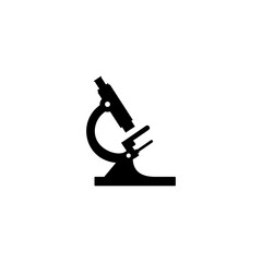 Microscope icon, Microscope symbol vector illustration