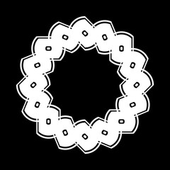 Design monochrome decorative element