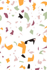 Digital Paper, Terrazzo paper print, one size, background, can use for print, pressentations, photos, designs, facebook, ads, instagram and more! Abstract colorful terrazzo pattern, orange