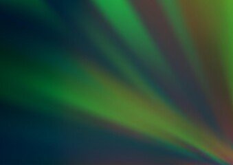 Light Green vector glossy abstract template.