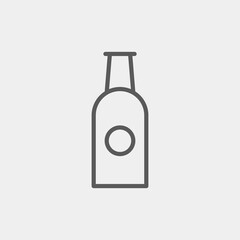 Bottle icon isolated on background. Drink symbol modern, simple, vector, icon for website design, mobile app, ui. Vector Illustration