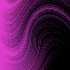 Obraz premium Purple lines. Liquid abstract wave pattern with chaos