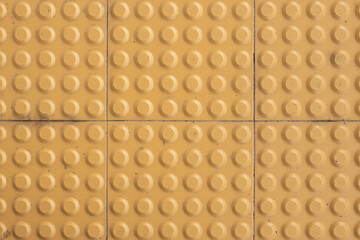 close up texture of tactile paving