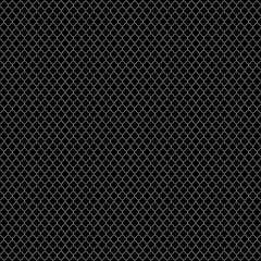 Seamless pattern with ogee ornament. Oriental traditional ornamentation with repeated tile shapes. Window tracery wallpaper. Grid motif. Digital paper for textile print, web design. Vector art image.