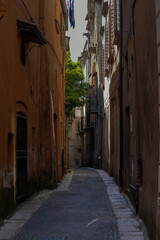 Fototapeta na wymiar Alley in Sant'Agata dei Goti, a small town in Campania. Italy