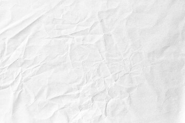 Fototapeta premium Crumpled white background paper texture 