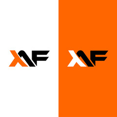 AF Letter Logo Design Vector Template