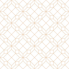 Vector seamless geometric pattern. Gold linear pattern. Wallpapers for your design. Vector illustration.