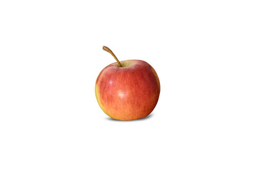 red apple isolated on white